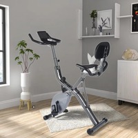 2025 Indoor Home Adjustable Magnetic Bike - Folding Stationary Cardio Exercise Bike Easy to Assemble for Quick Setup
