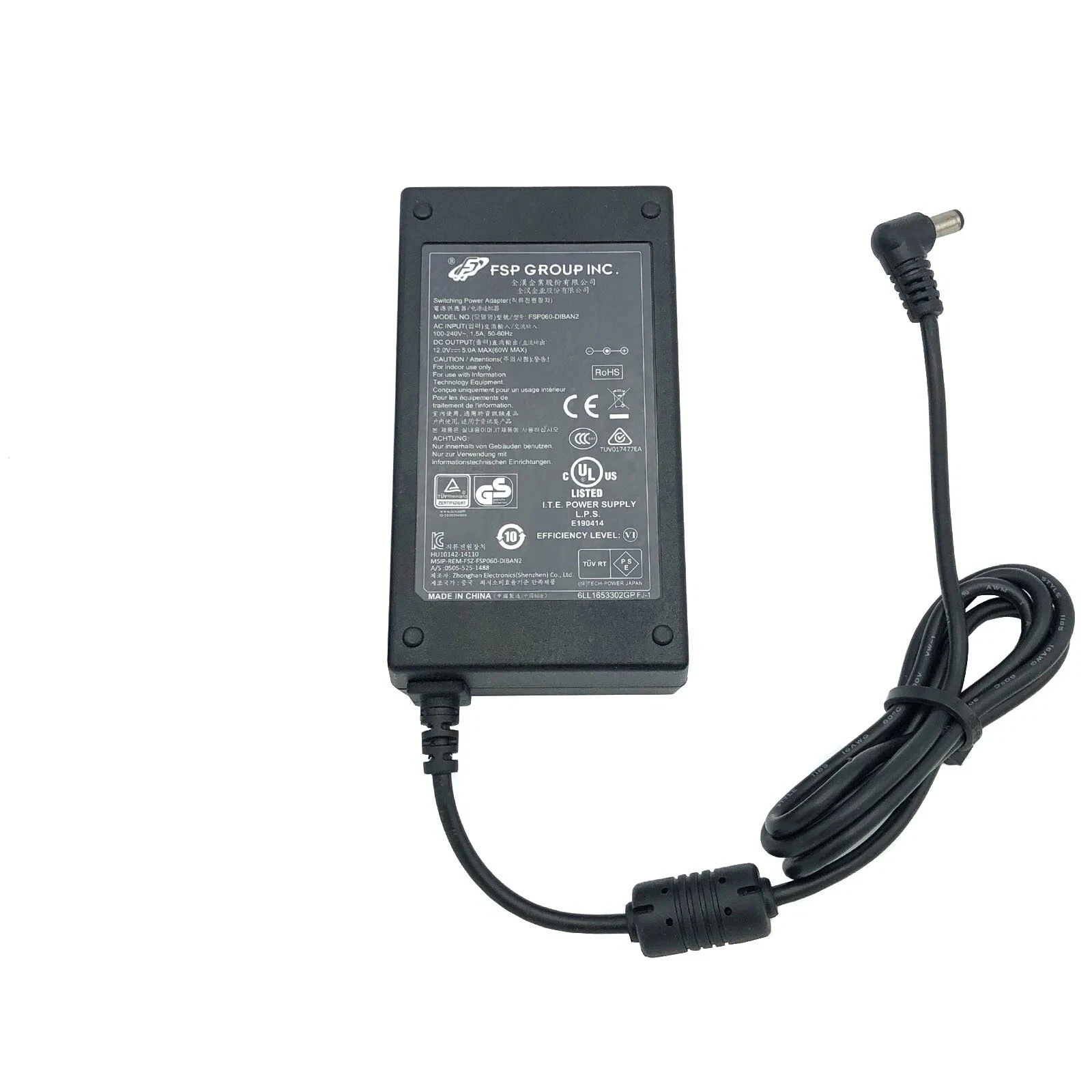

Genuine 12V 5A 60W FSP FSP060-DHAN3 FSP060-DBAE1 AC DC Switching Power Adapter For Laptop Charger Power Supply 5.5mm*2.5mm