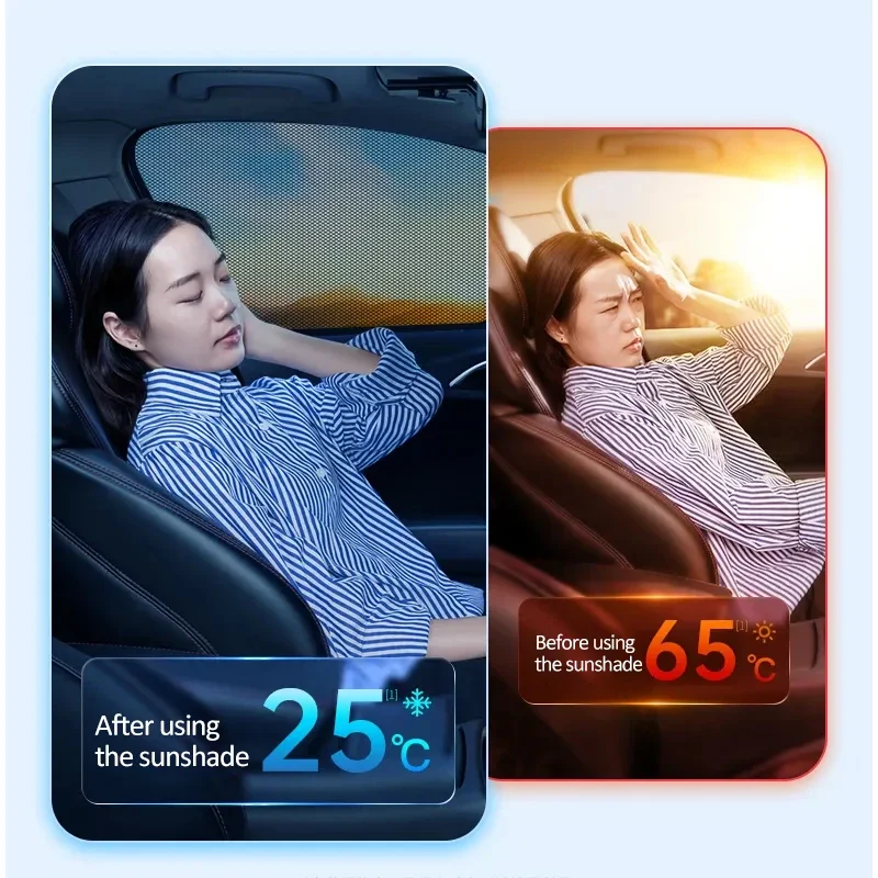 For Buick Envision MK2 2021 2022 2023 2024 2025 2026 Car Sunshade Window Heat Insulation UV Privacy Protection Visor Accessories view 3