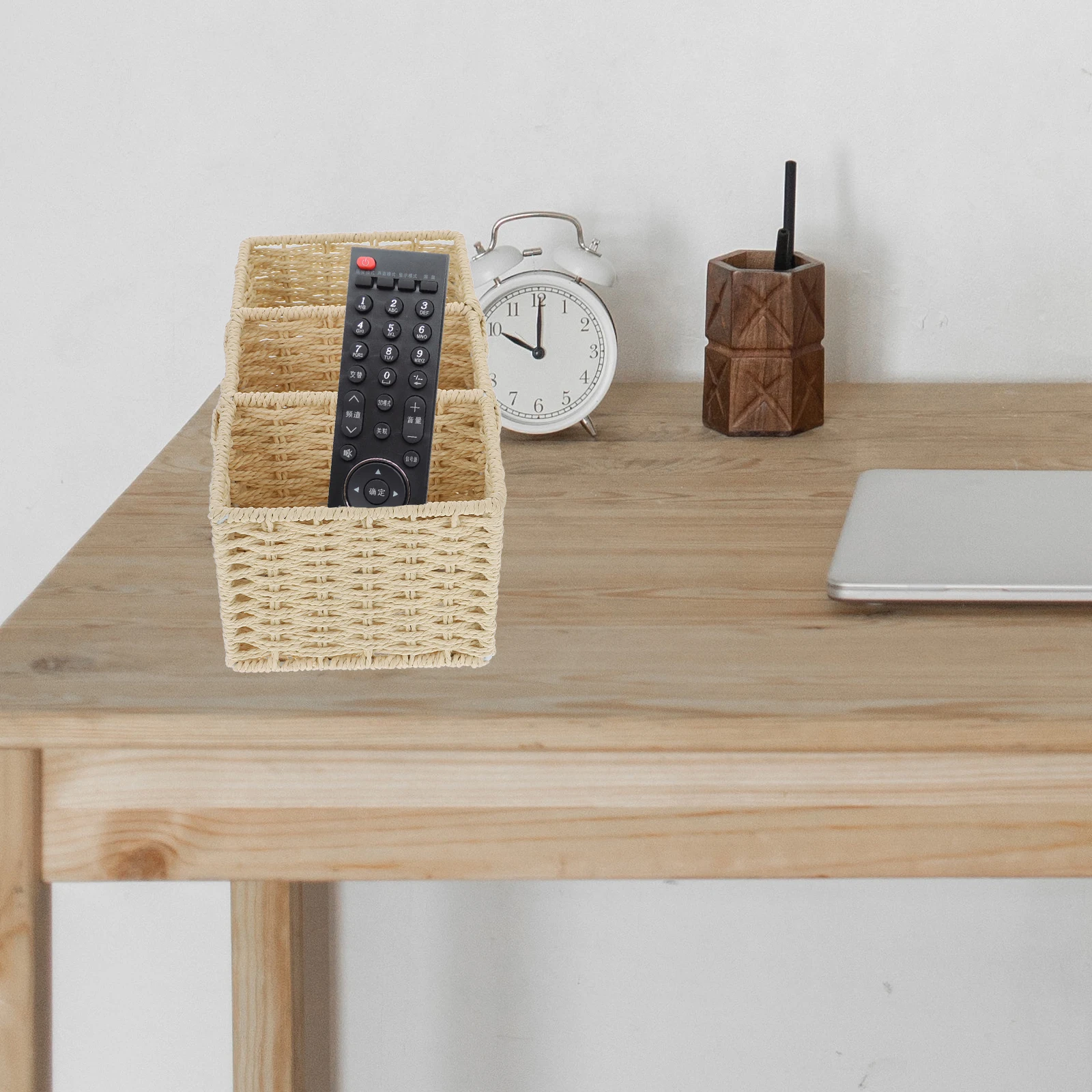 

Folding Desktop Storage Box Home Use Organizer Container Simple Design for Bedroom Hotel DecorativeSundries Storage