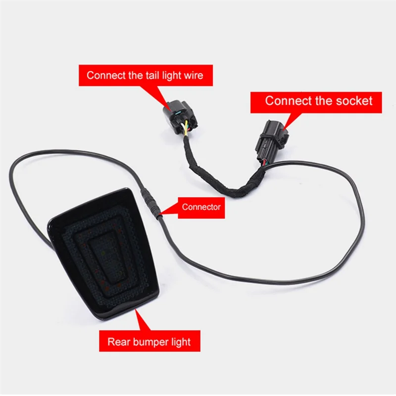 

Car Reversing Light Multifunctional Rear Fog Lamp Rear Bumper Lights Assembly For Mitsubishi Pajero V97 V93 V87 Bobcat Parts-A02