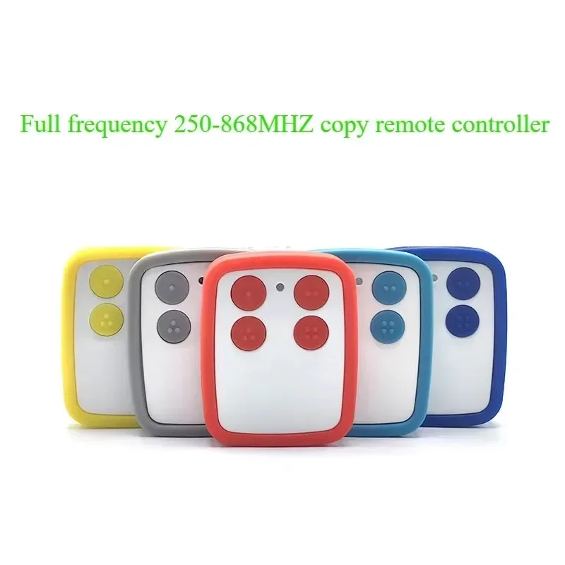 5 รูปแบบใหม่หลายความถี่การคัดลอกรีโมทคอนโทรล 250-868MHz ใช้งานร่วมกับประตูม้วนประตูโรงรถรีโมทคอนโทรล