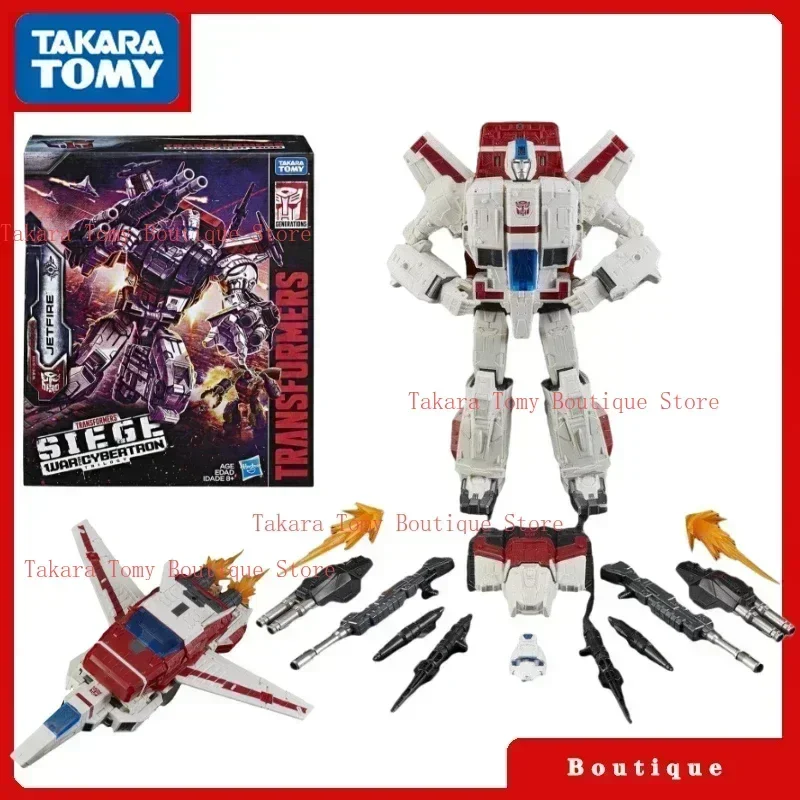 En Stock Takara Tomy Transformers War for Cybertron:Siege WFC-S28 Jetfire Figuras de acción Regalos coleccionables Pasatiempos clásicos