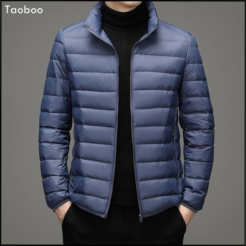 

Taoboo Brand Warm Windproof Men's Winter Jacket Parkas 90% Duck Down Male Coat Classic Solid Color Slim Parkas Jackets For Men