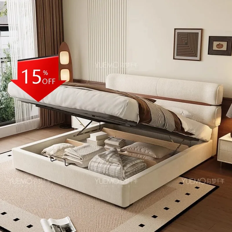 

C46modern design Double bed 180x200cm interior minimalist comfortable bedroom beds high-end elegant letto matrimoniale furniture