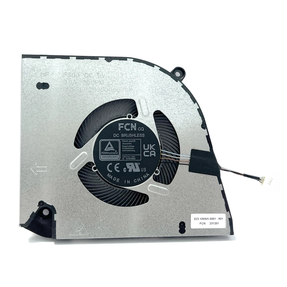For DELL Inspiron 14 Plus 7440 5V CPU Cooling Fan FS80 0WG5N2 DFS5L22H05G866