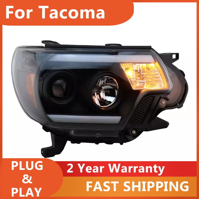

Car Accessories for Toyota Tacoma Head Lamp 2012-2015 Tacoma Headlight DRL Turn Signal Low High Beam Projector Lens
