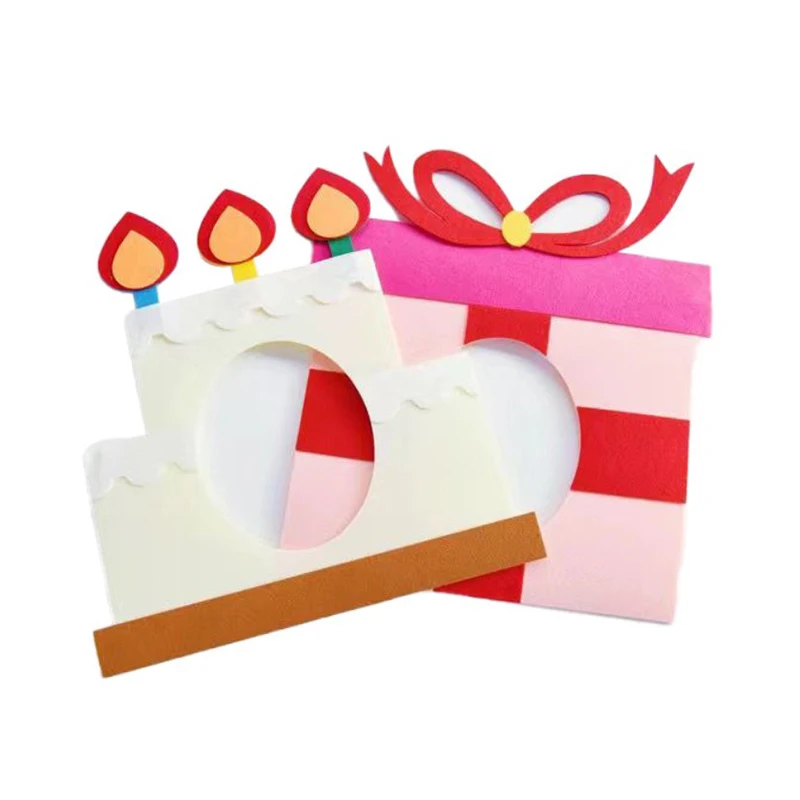 Birthday Party Supplies Funny Hat Ins Felt Birthday Hats Creative Party Cap with Rope Kids Party Cap Party Photo Props