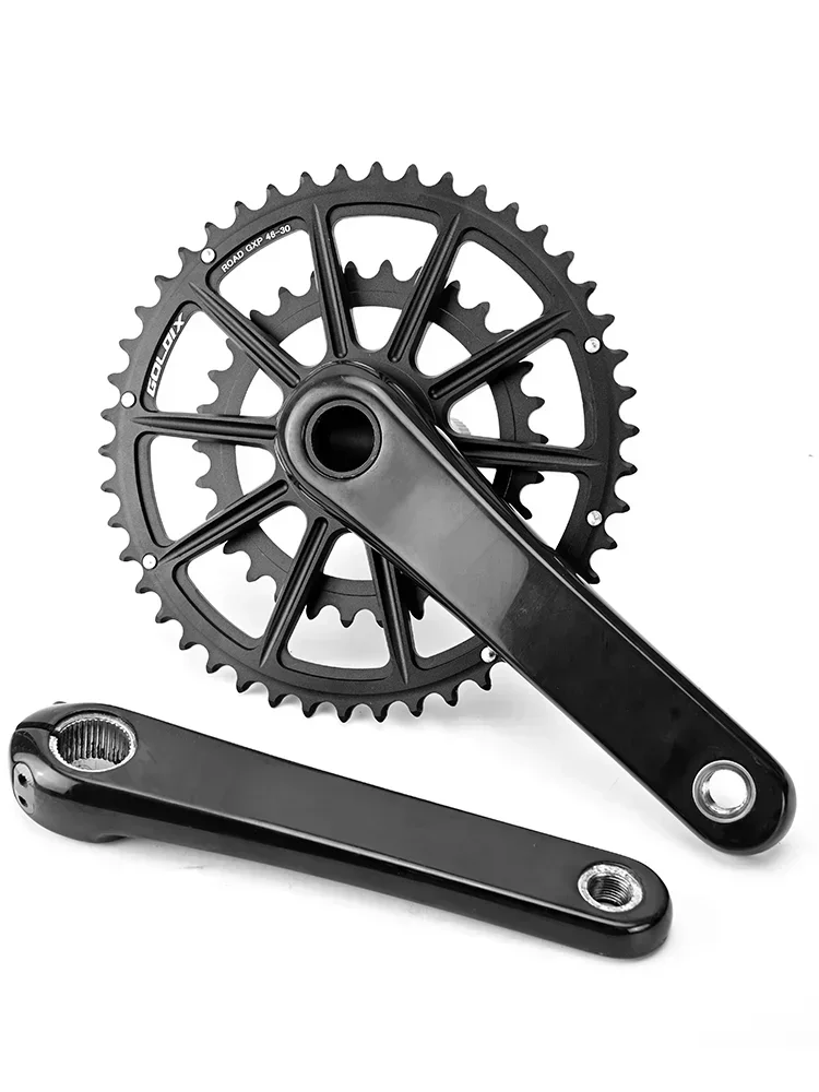 AliExpress GOLDIX Road Bike Crankset Bike Chainring Set - 53-39T 52-36T 50-34T 48-32T 46-30T - Compatible with SHIMANO&SRAM 10/11/12 Speed