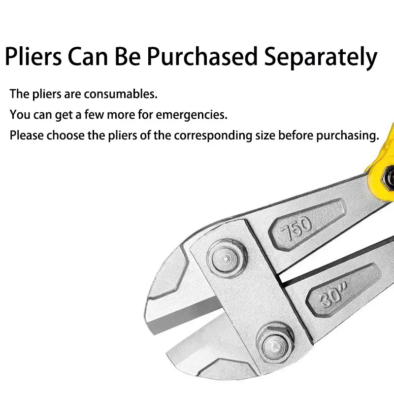 Bolt Cutters Heavy Wire Cutting Pliers Multifunction Flat Nose Wire Clippers Household Hand Tool