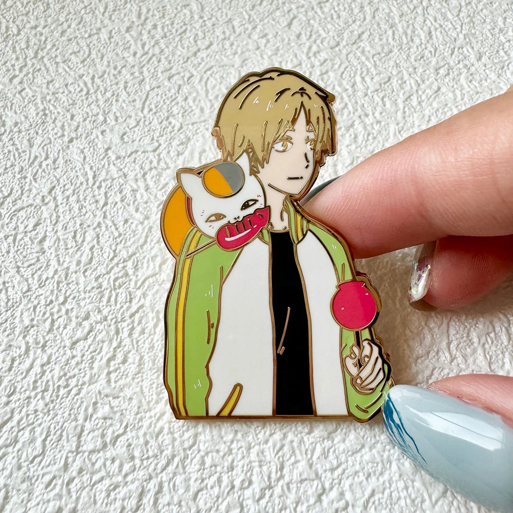 دبابيس آلهة للحرم الجامعي الياباني لحقائب الظهر ، شارات على ظهره ، دبوس المينا المانجا ، دبابيس المجوهرات ، الملحقات #1