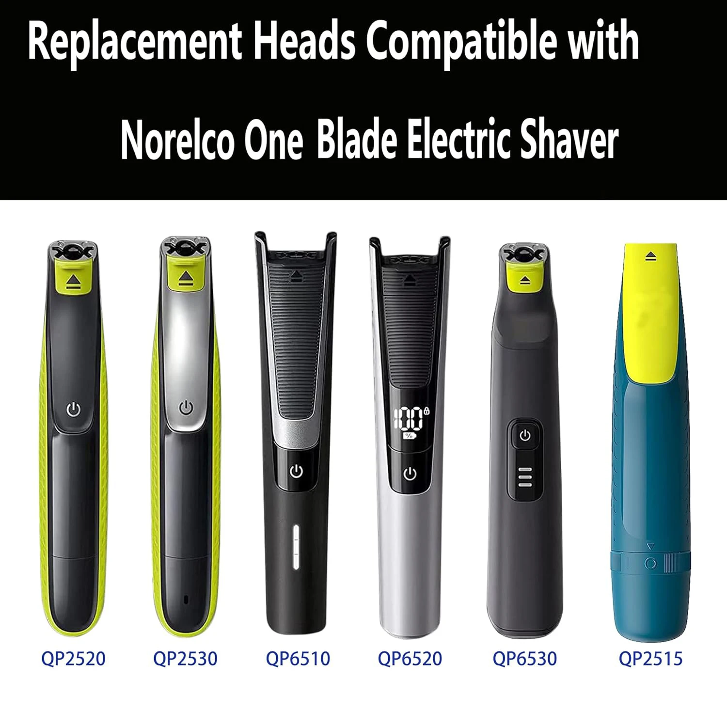 1-10 Pcs Electric Trimmer Shaver Replacement Kit For One Blade Shaver For QP2520/QP2530/QP2630/QP6510/QP6520/QP2523