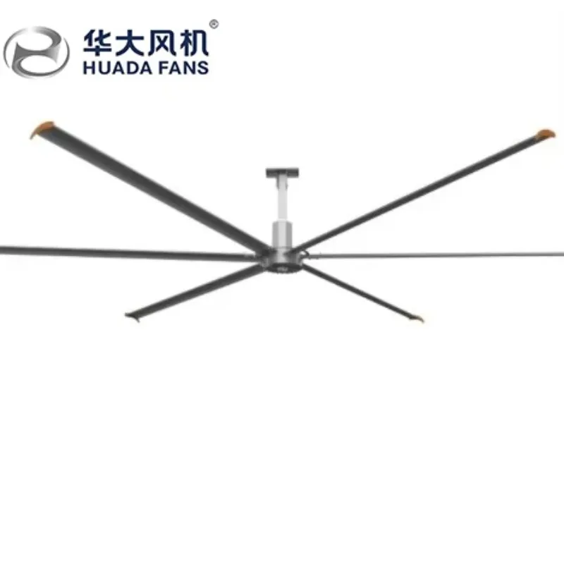 Hot Selling PMSM Motor Industrial Ceiling Fan Low Noise 20ft 6.1m Big Ass Fans With Aluminum Blades For Warehouses