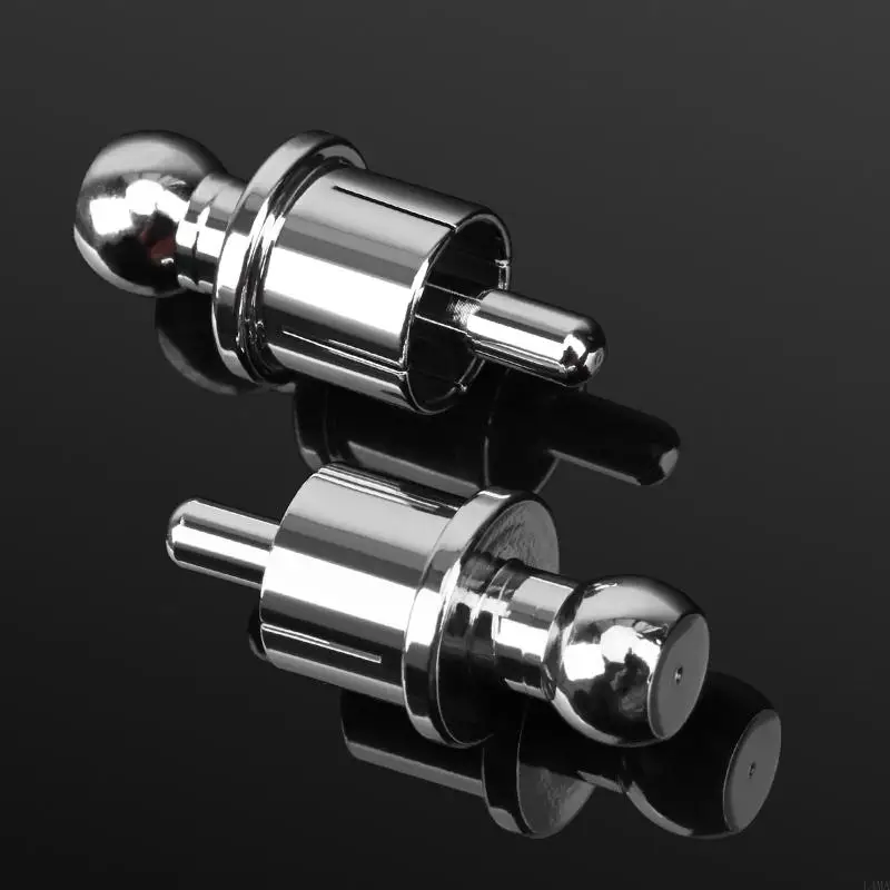 L4MA 10PCS RCA Plug Stecksocket Schutzabdeckung Rauschreduzierender Staubdämpfer Isolierung