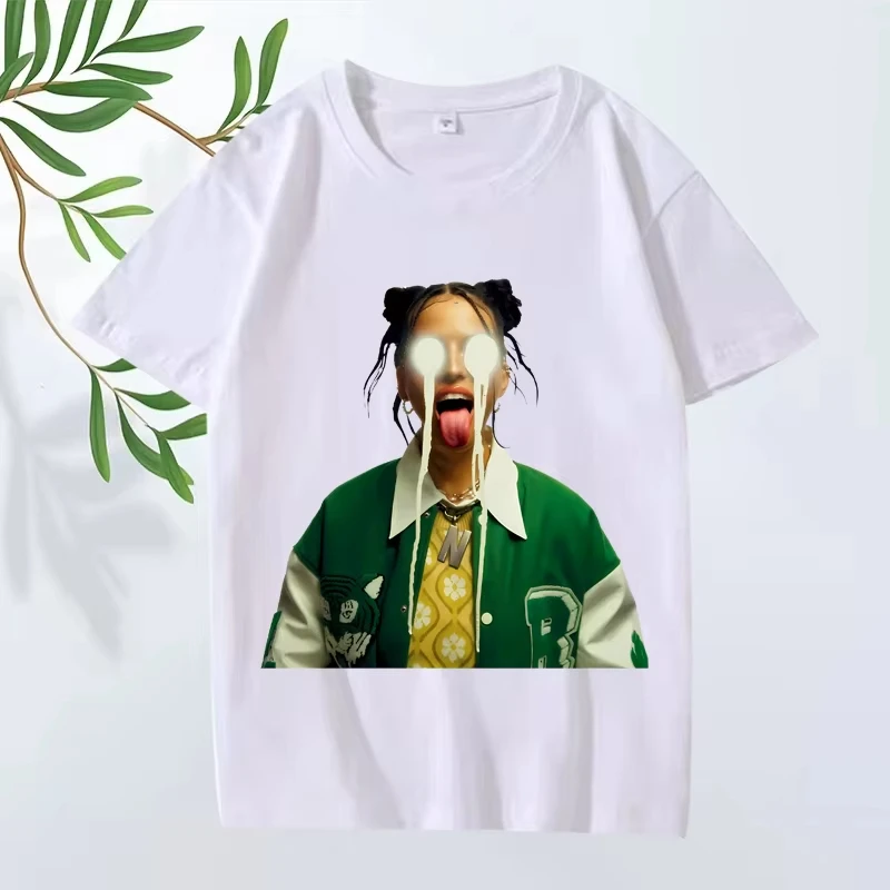 

Nina Chuba Printing 2025 Classic Vintage Style Graphics T Shirt Men’s Women Oversized 100% Cotton Short Sleeve Summer Unisex Tee