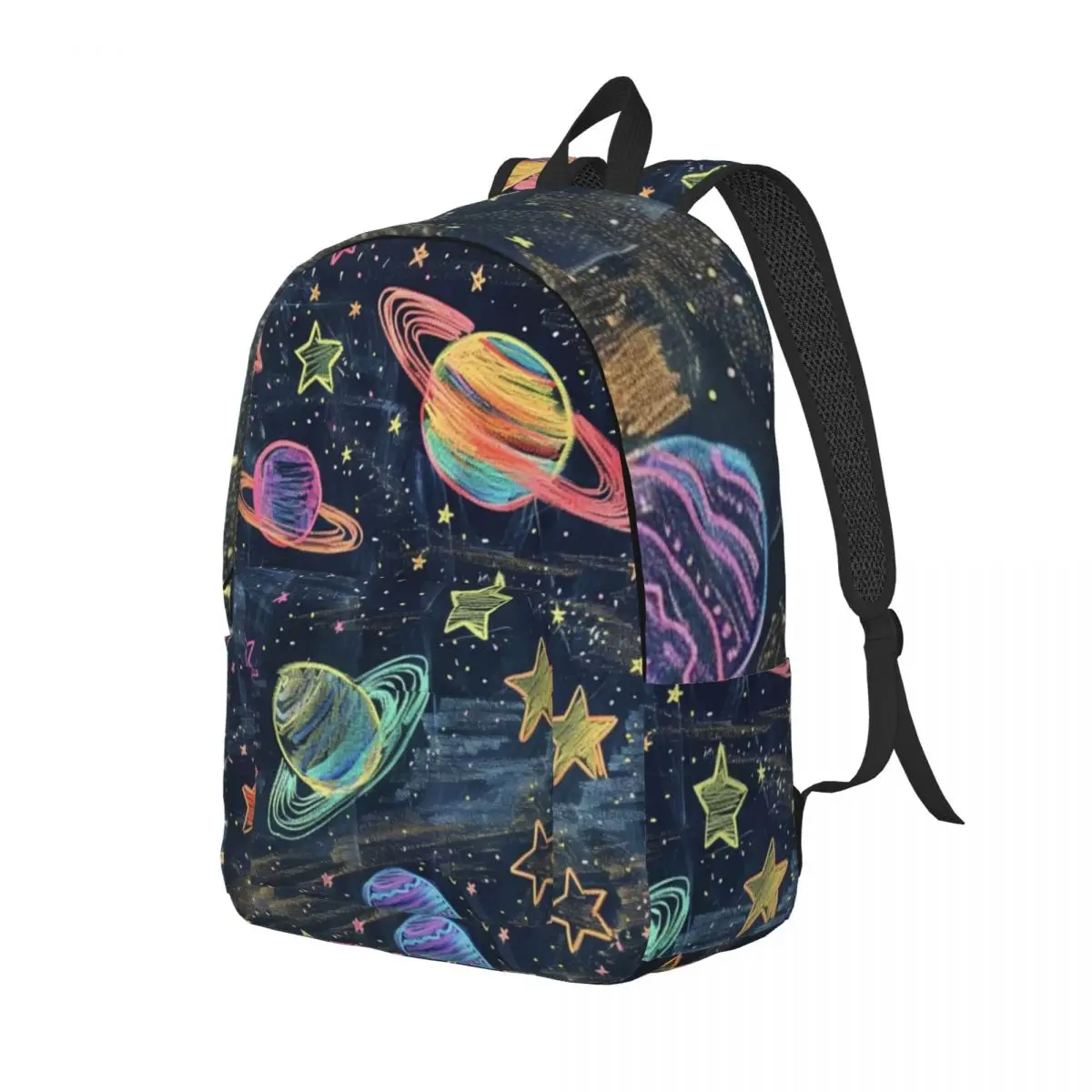 Universe Planet Like Dreams For Girls Boys Fashionable, fully printed, and comfortable student backpack.