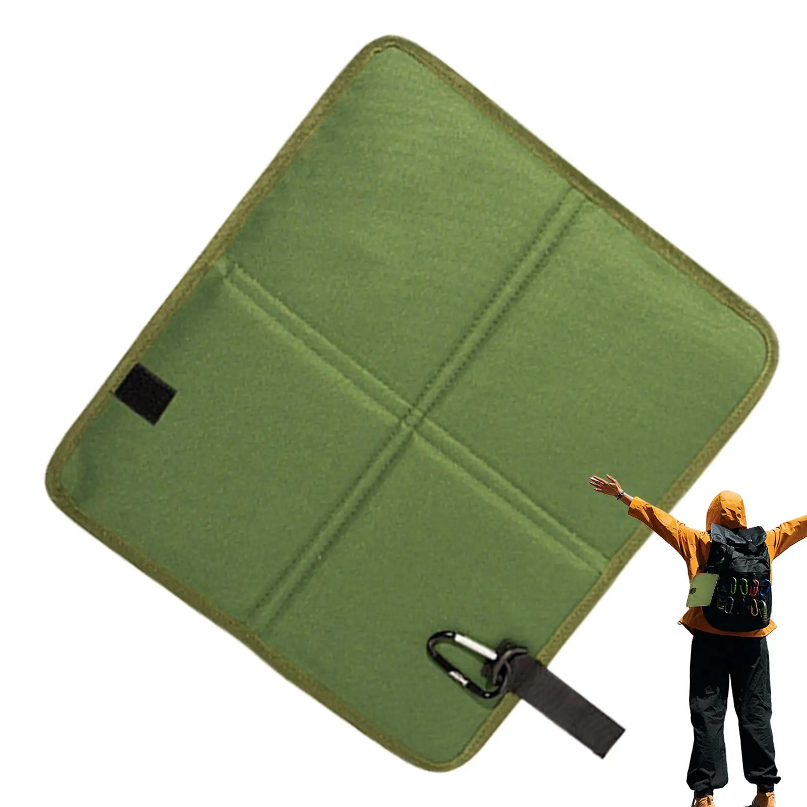 

Подушка для сиденья стадиона, водонепроницаемый складной коврик с подвесной пряжкой, дорожная подушка для сиденья для кемпинга, пола, альпинизма, работы