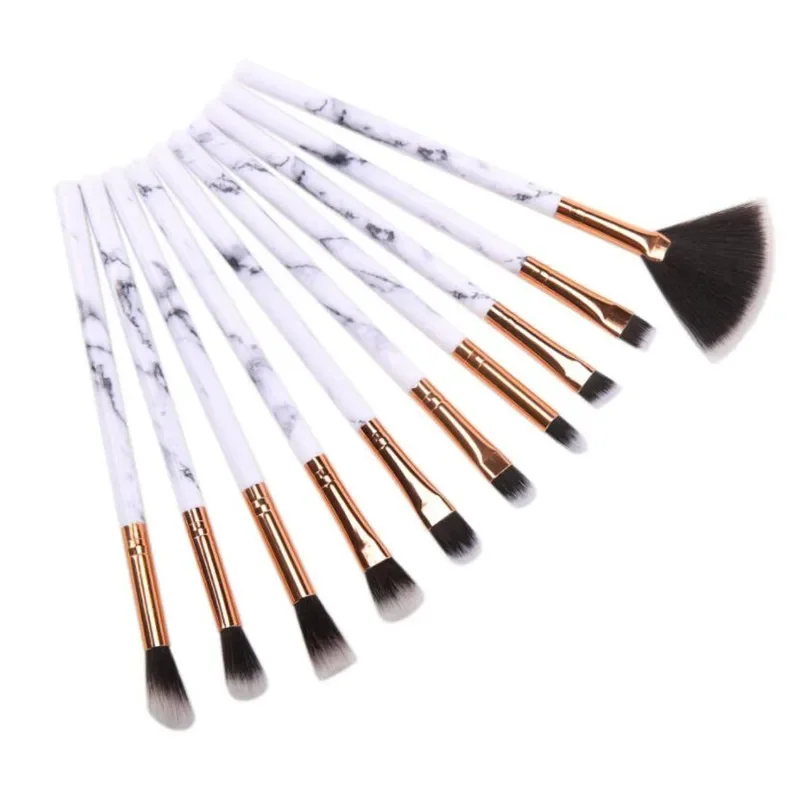 Make-up Pinsel Marmorierung Textur Pinsel Gesicht Foundation Puder profession elle Make-up-Kit Make-up-Set Box карандаш для губ Eyeliner