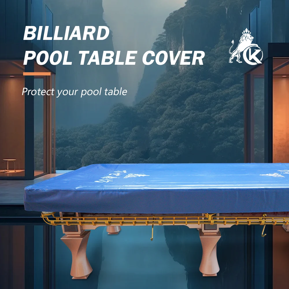 KONLLEN Heavy Duty Leatherette Billiard Pool Table Cover,Waterproof&Tearproof Cover for Pool Table