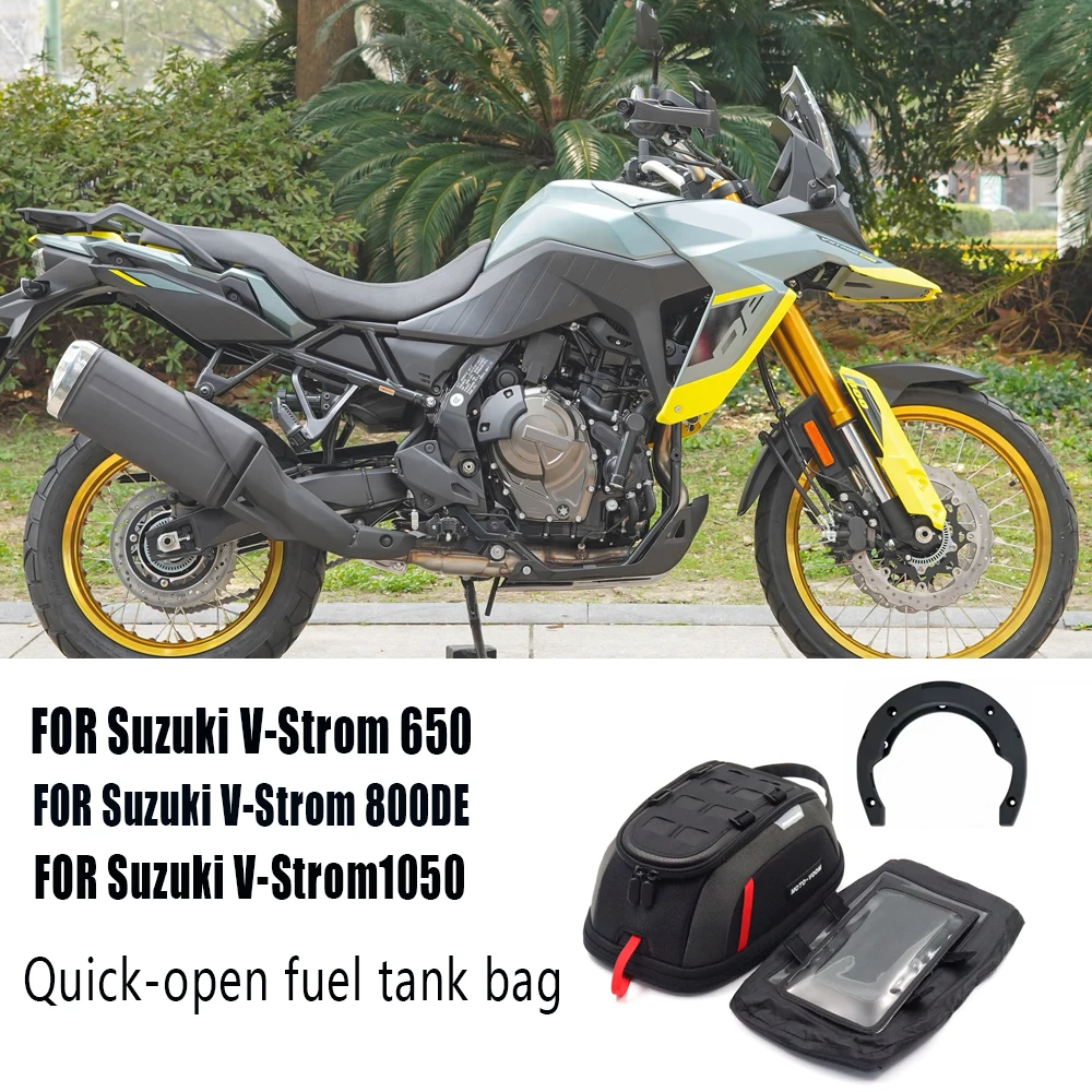 

NEW Motorcycle Tank Bag FOR Suzuki V-Strom 800DE V-Strom 650 1050 Luggage Tank Waterproof Tank Bag quick-release tank bag