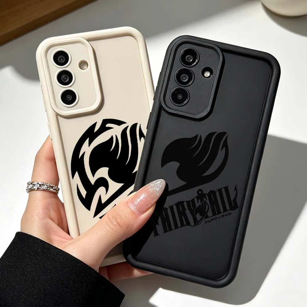 Anime FAIRY TAIL Logo Phone Case For Samsung Galaxy A71 A57 A56 A55 A54 A53 A52s A17 A16 A06 Eye Ladder Silicone Cover