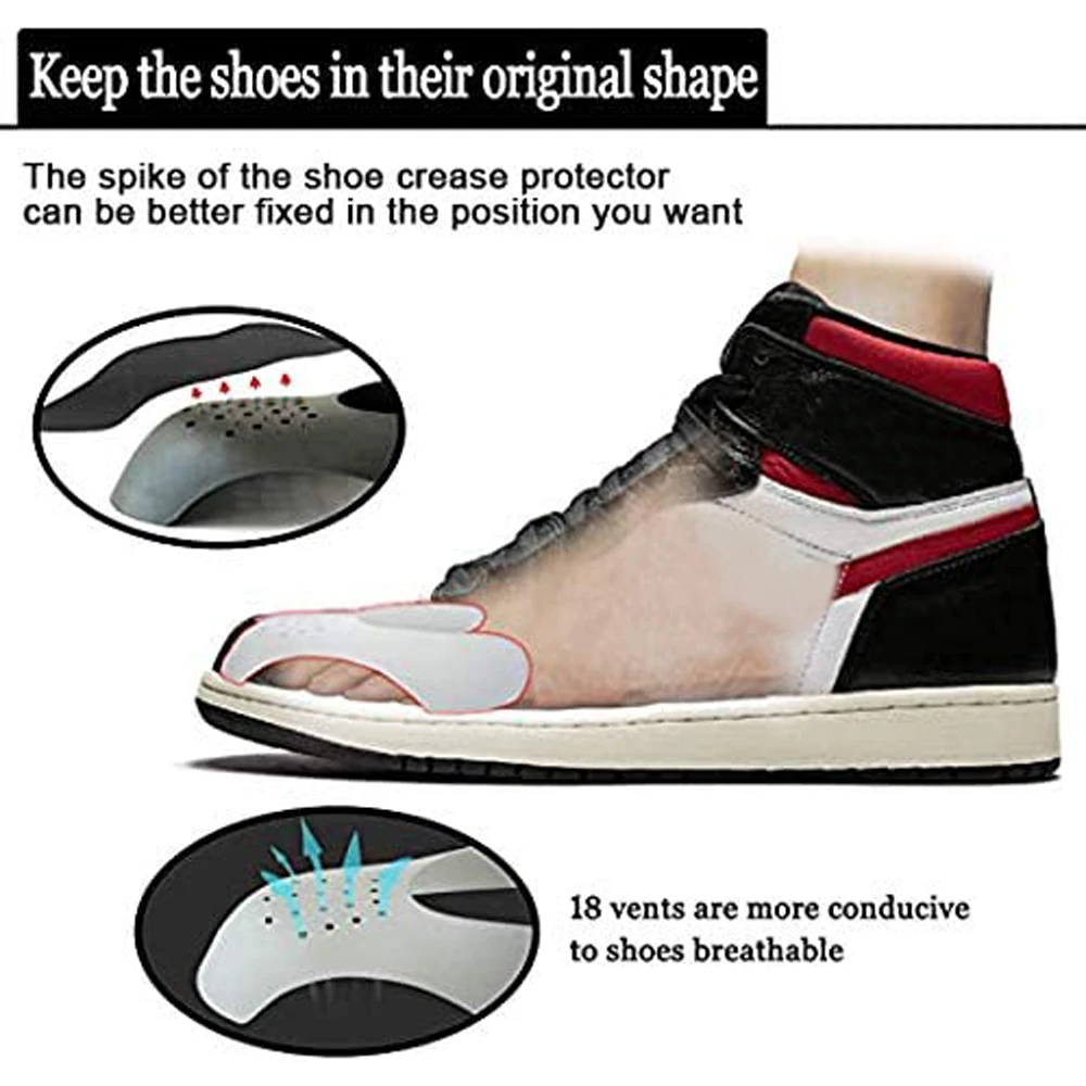 5 Pairs Schuh Anti Falte Schutz für Korb Ball Schuhe Kopf Anti-Falten Sneaker Schutz Schuh Bahre Dropshipping Großhandel – Detail 2