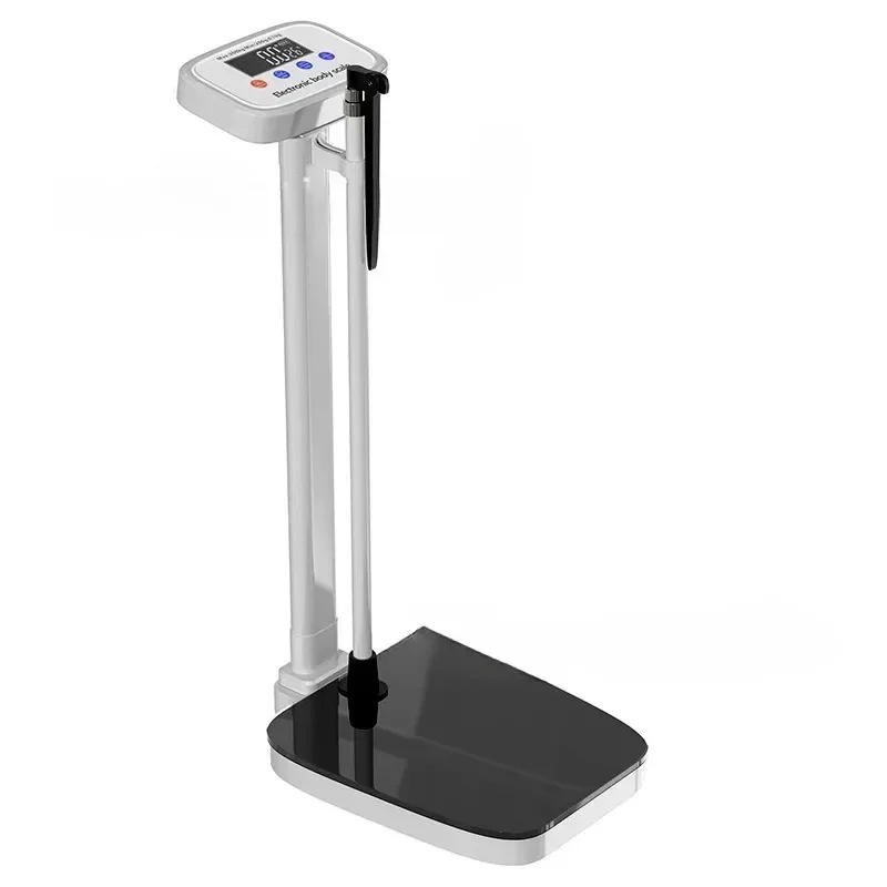 Smart body scale connection APP ultrasonic stadiometer height measuring stadiometer digital height and weight  scale