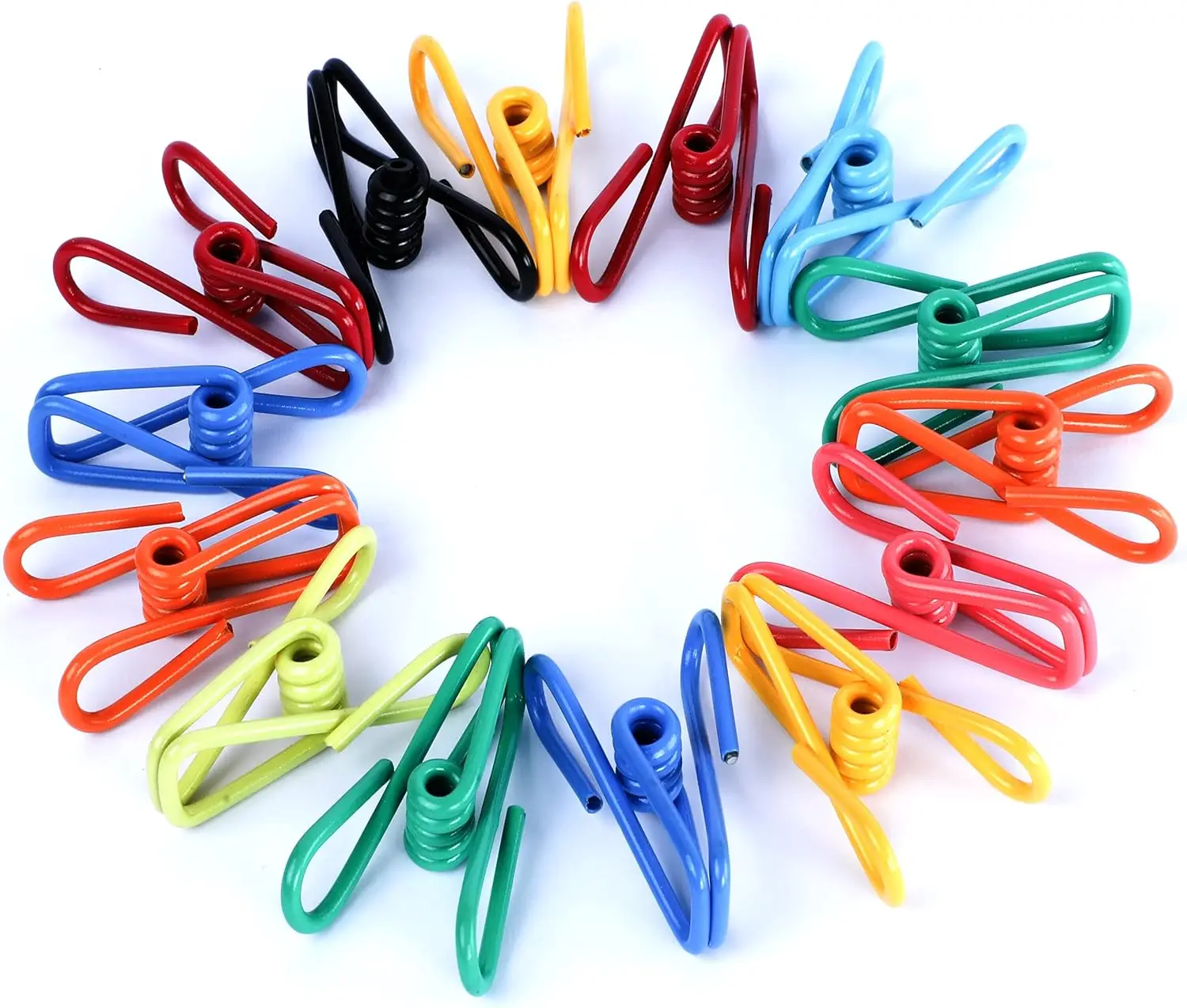 

30 Pack Assorted Chip Bag Clips, PVC Coated 2 Inch Sealer for Food, Paper, Laundry - Multipurpose Utility Clips