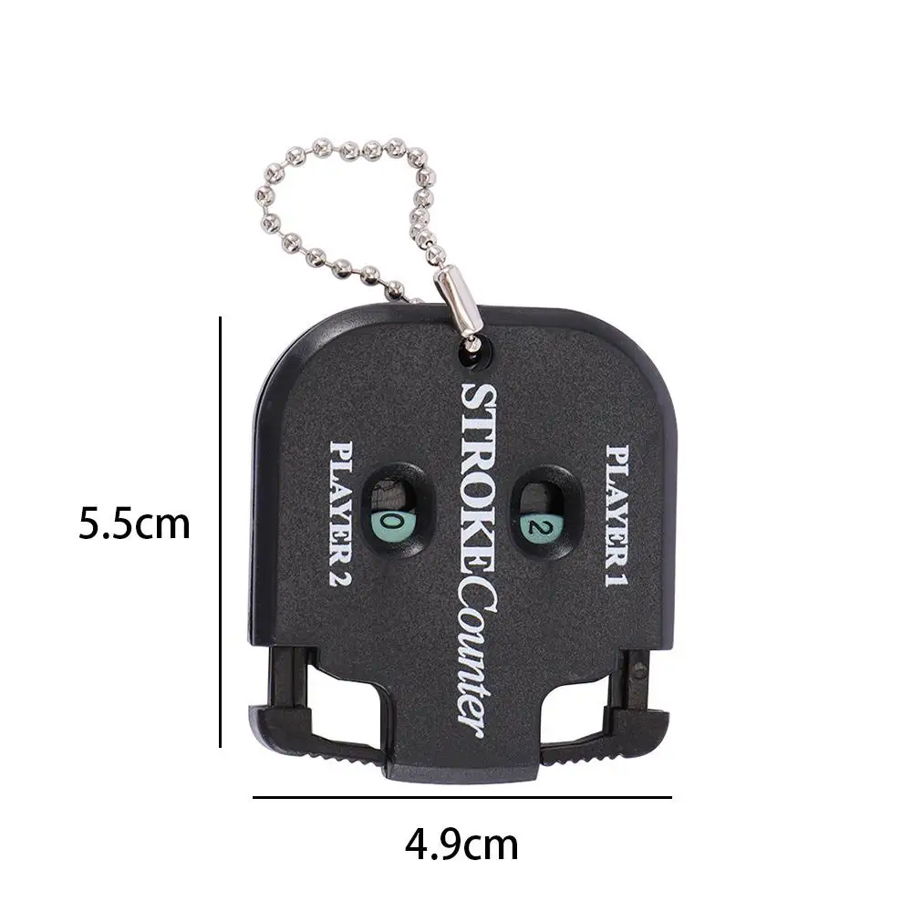 Golf Shot Count Stroke Putter, Putt Counter, Dois Dígitos, Pontuação Keeper com Chaveiro, Golf Training Aids, Acessórios de golfe