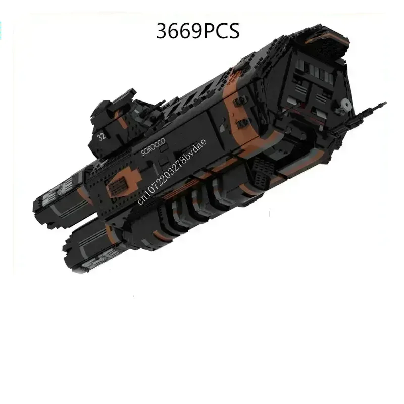 

3669 детали MCRN Scirocco MOC-93274, космический корабль, головоломки из фильмов, игрушки на день рождения, праздничные рождественские подарки для детей в возрасте