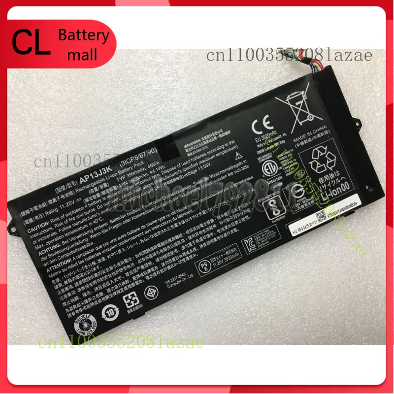 

New 11.25V 45Wh Genuine AP13J3K Battery for Acer Chromebook 11.6" C720 C720P