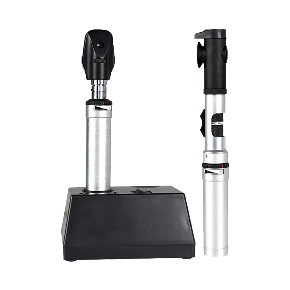 Wiederaufladbares KJ6B+KJ8B Medizinisches Ophthalmoskop- und Retinoskop-Set für Tragbare Ophthalmologische Augendiagnose