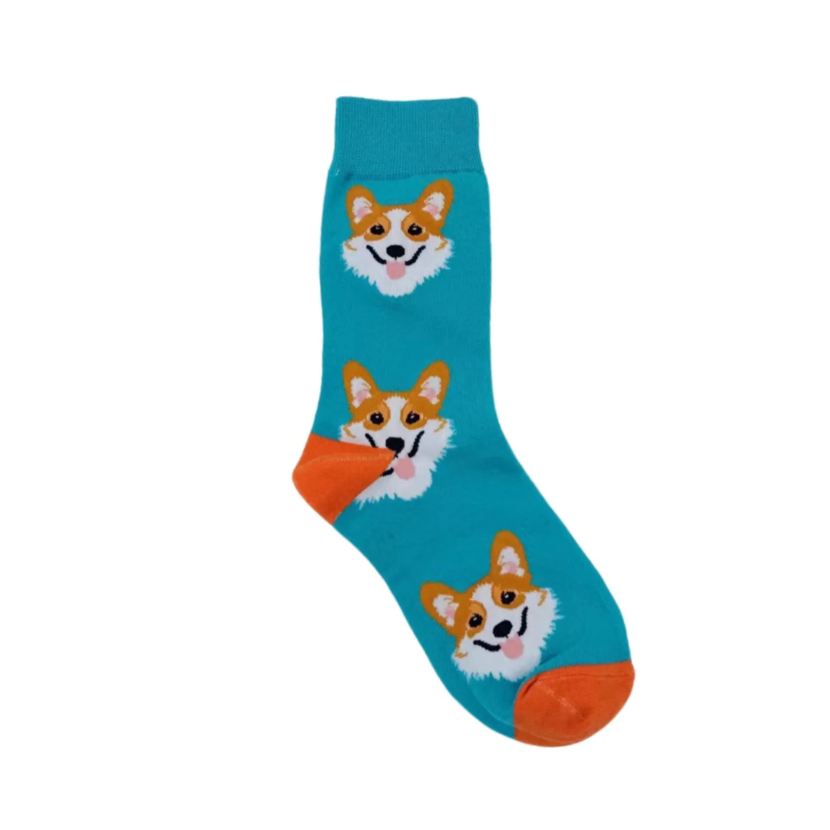 Neue Happy Herrensocken Damen Neuheit Cartoon-Socken Gekämmte Baumwolle Neue Corgi Cartoon Happy Puppy Kollektion Niedliche Windsocken für Männer/Frauen # – Detail 10
