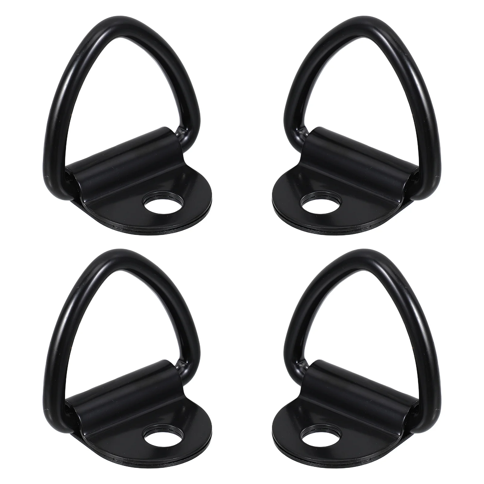 

4Pcs Tie Down Anchors Heavy Duty Truck Hooks Carbon Steel Cargo Fixing Buckles for Trailer Bed Utility Van Ring Floor
