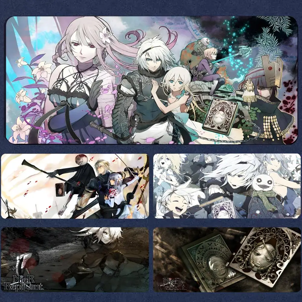 NieR Replicant Mouse Pad Mousepad Large Gaming Mouse Pad LockEdge Thickened Computer Keyboard Table Desk Mat