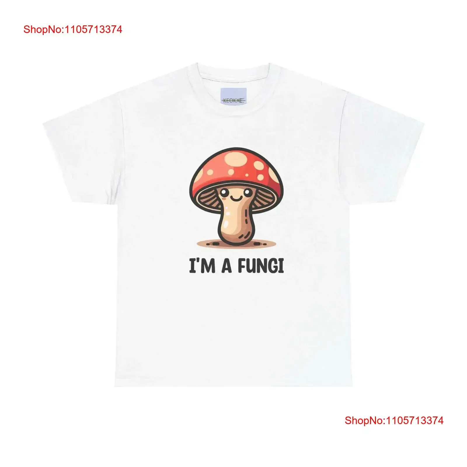 Im A Fungi T shirt Cotton Casual Wear All white StatemenT vintage Washed Stylish streetwear Comfortable designer clothes