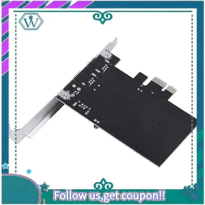 A75Q-PCI-E Express Card, 1394A IEEE 1394B Controller Card Cable, High Speed Data Transfer, Video Editing, Audio Recording Easy T