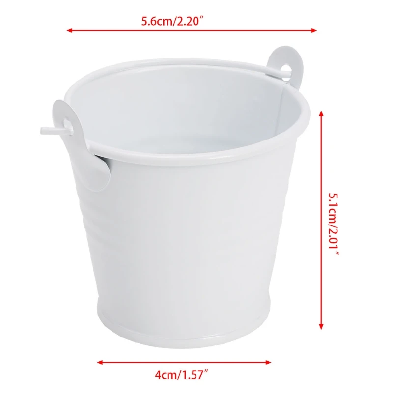 Chậu Hoa Mini Có Tay Cầm Miệng Tròn Thực Vật Nhỏ Tổ Chức Nồi Cho Hoa Quả Trồng Rau Trang Trí Sân Vườn Dropsale