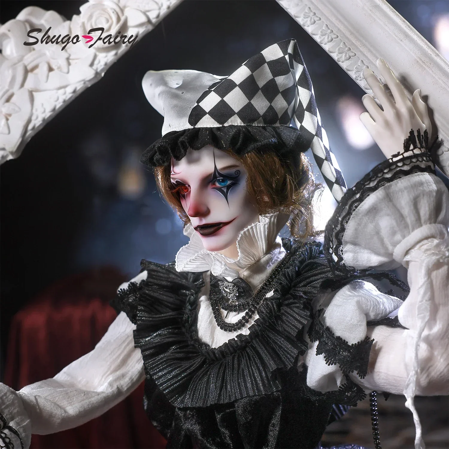 Shugafairy Hector Bjd Doll 1/3 Magician Clown Circus Show Grotesque Style Art Figure Dolls Male 1/3 Bjd Clothes Action Figure