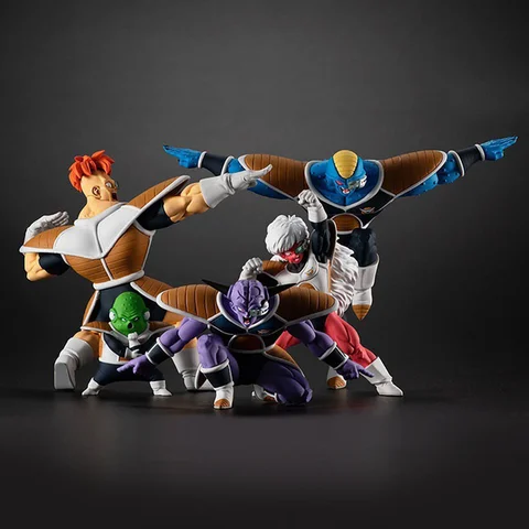 Anime Dragon Ball Z Ginyu Force Figure DBZ Jeice Guldo Recoom Burter Action Figure Collection Model Toy Gift