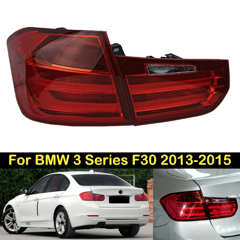 DECHO Taillight For BMW 3 Series F30 316i 318i 320i 2013 2014 2015 Brake Light Rear bumper Taillights taillamps tail light