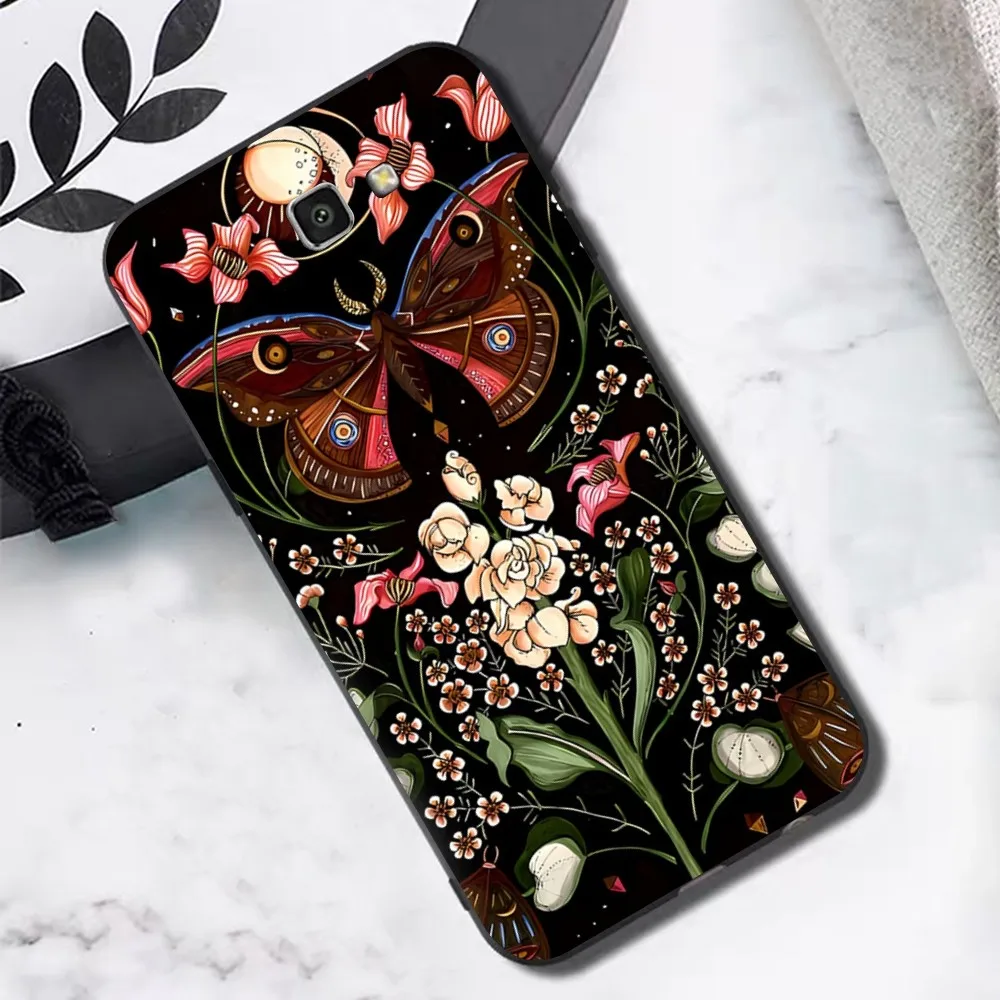 Forest Magical Moth Thistle Phone Case For Samsung J 7 Plus 7core J7 Neo J6 Plus Prime J6 J4 J5 Mobile Cover