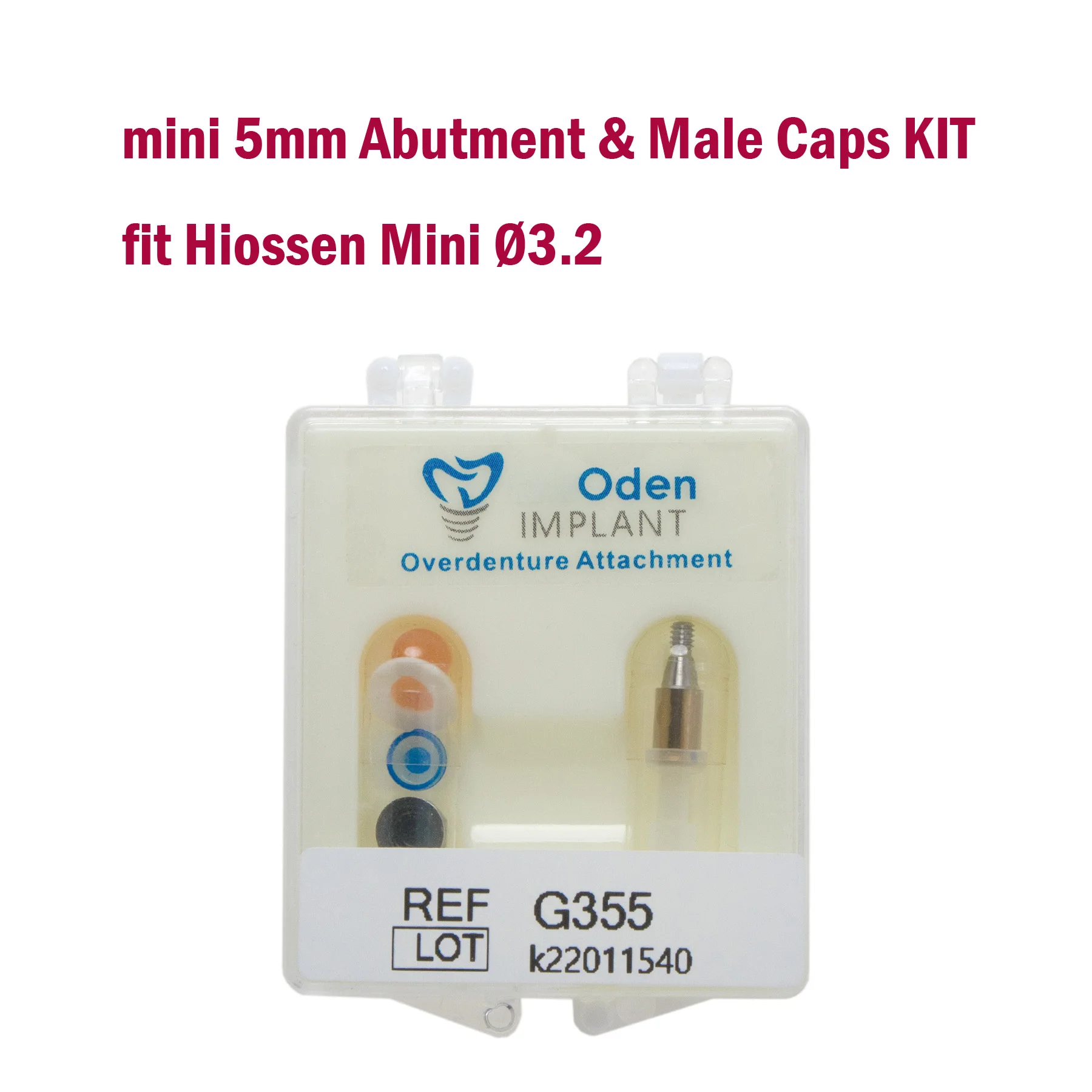 Dental Implant Abutment Attachments Compatible With for HIOSSEN ET II/III SA Fixture M 5mm