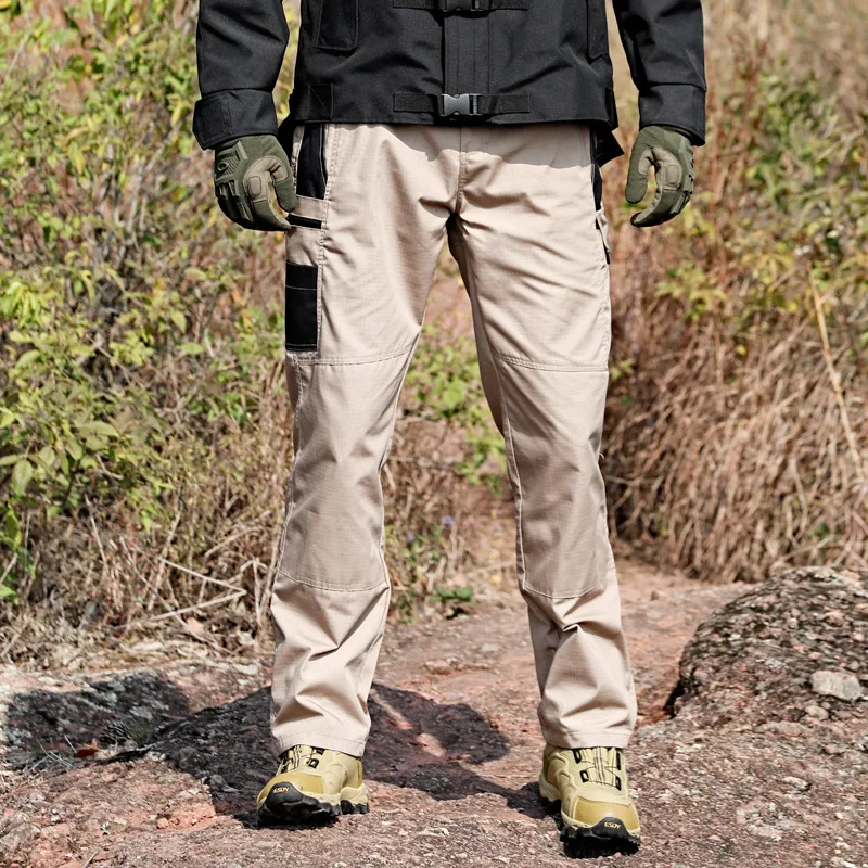 Uniformes militares táticos do combate para homens, calças da carga, engrenagem, desgaste do trabalho, calças resistentes