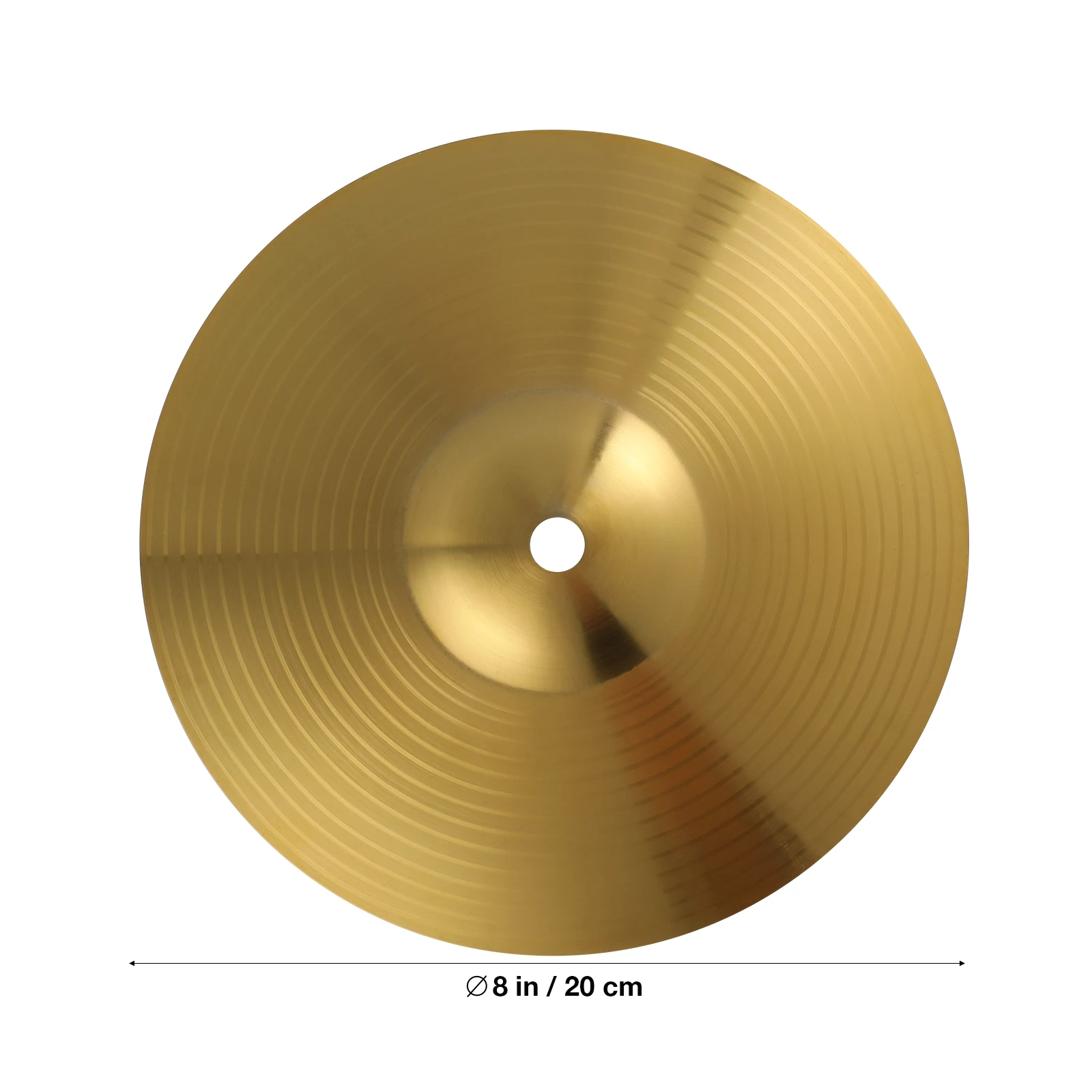 Drum Cymbal Brass Cymbal Hi Hat Drum Kit Brass Jazz Cymbal Drum Percussion Crash Cymbal Percussion Musical Instrument (8 Inch)