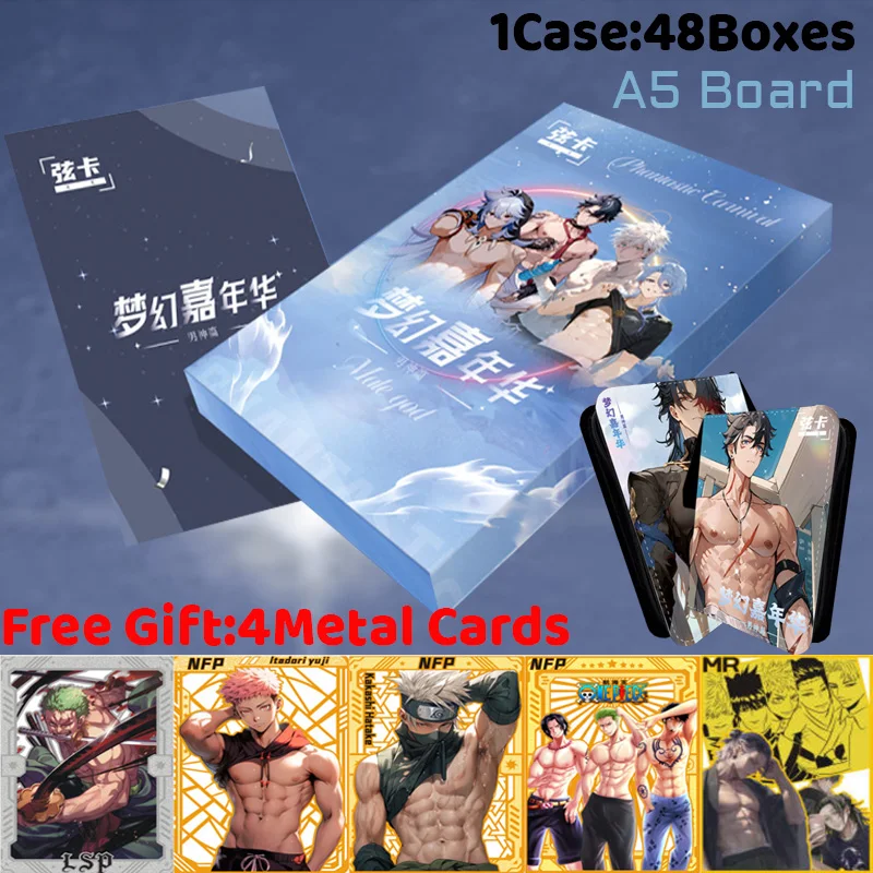 

XianKa Phantastic Carnival Manfu A5 Board Collection Card Rare Collection Manfu Cards ACG Boys Booster Box Hobbies Gifts