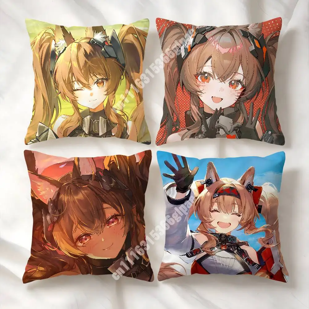 Gilberta Arknights Endfield Printed Pillow Cover Sofa Couch Cozy Holiday Party Furnishing Household Gift