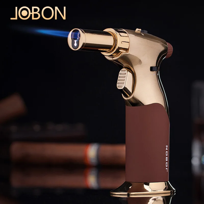 JOBON-Outdoor Metal Windproof Cigar Lighter, Can Be Switched, Size Adjustment, Men\'s Small Gifts