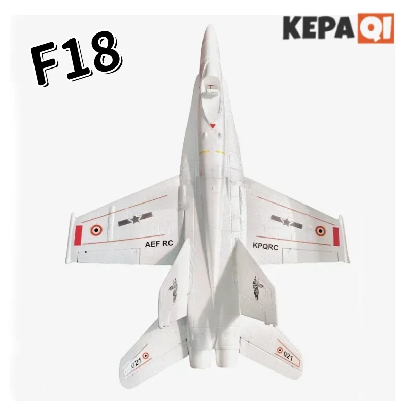 KPQ F18 Super Model 12 Leaf 70mm Channel Epo Jet Fixed Wing Adult Assembly Remote Control Combat Aircraft Toy Gift Rc Plane