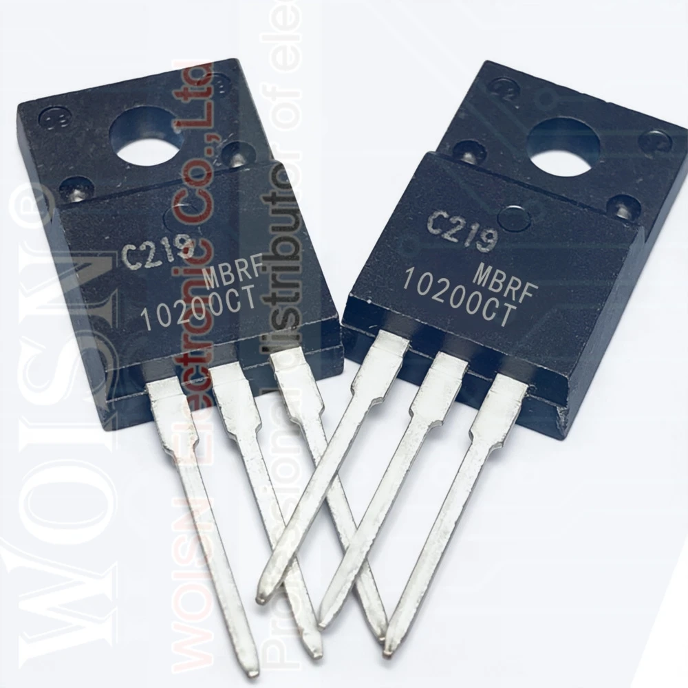 （1-5PCS） MBRF10200CT 200V 10A TO-220F